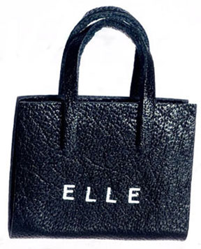 Dollhouse Miniature Lady's Handbag, ""Elle